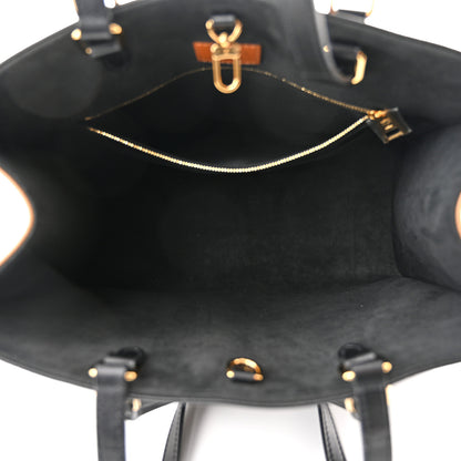 Louis Vuitton Empreinte Monogram Giant Wild At Heart Onthego MM Black 5 of 9