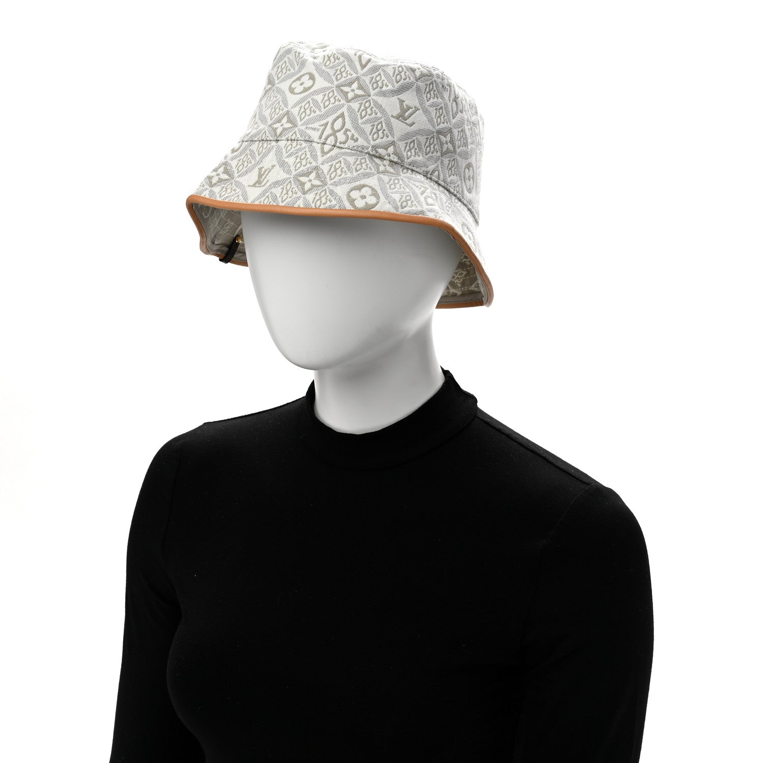 Louis Vuitton Jacquard Since 1854 Bucket Hat M Beige 2 of 10