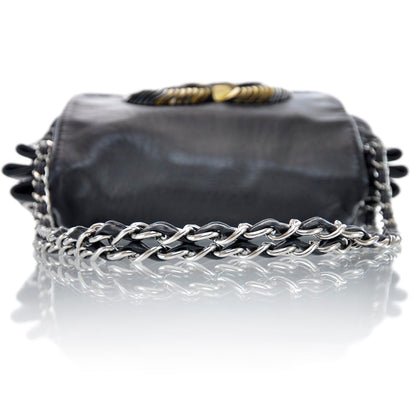 Chanel Lambskin Disc Flap Bag Black 4 of 10