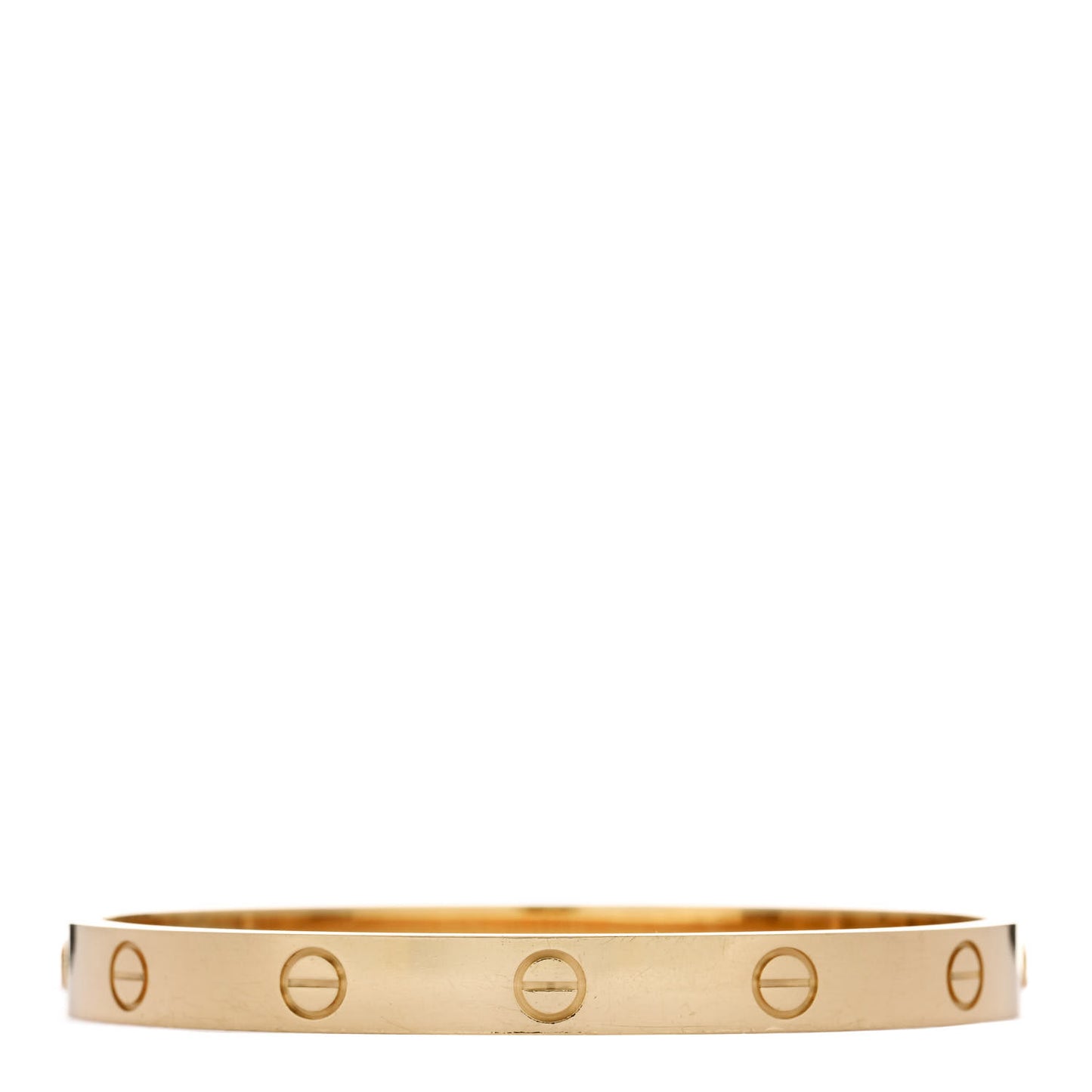 18K Yellow Gold LOVE Bracelet 17
