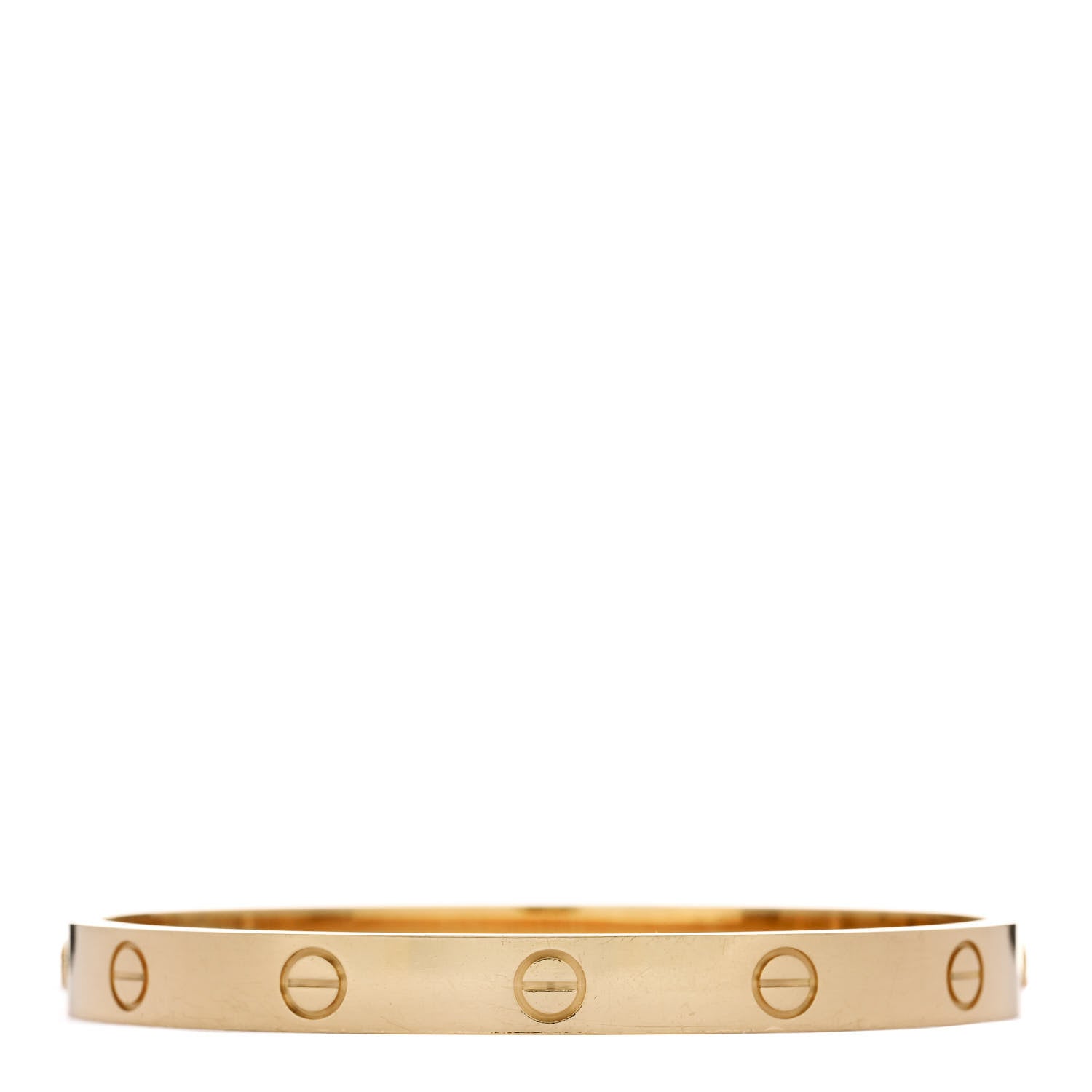 Cartier 18K Yellow Gold LOVE Bracelet 17 3 of 9