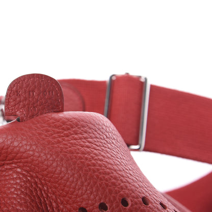 Hermes Taurillon Clemence Evelyne III PM Rouge Garance 7 of 9