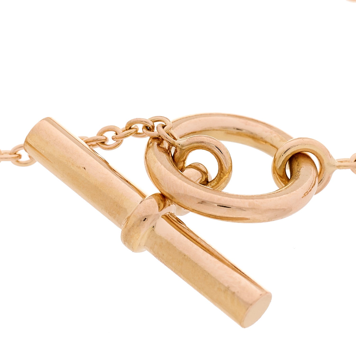 Hermes 18K Rose Gold PM Farandole Bracelet ST 5 of 5