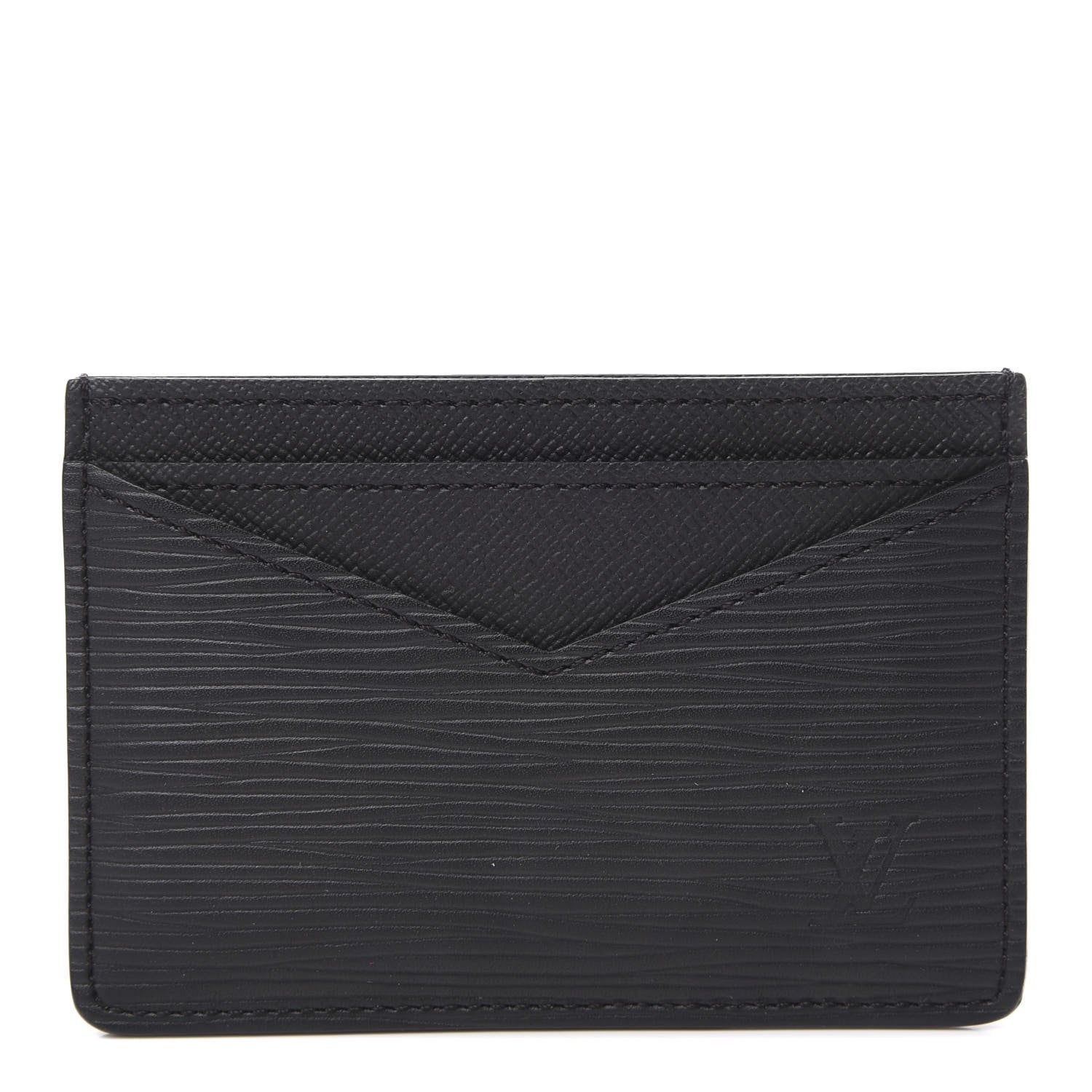 Louis Vuitton Epi Neo Porte-Cartes Card Holder Black 1 of 8