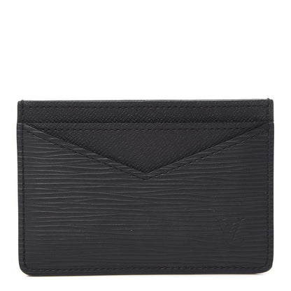 Louis Vuitton Epi Neo Porte-Cartes Card Holder Black 1 of 8