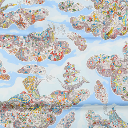 Hermes Silk Nuees Imaginaires Scarf 90 1 of 6