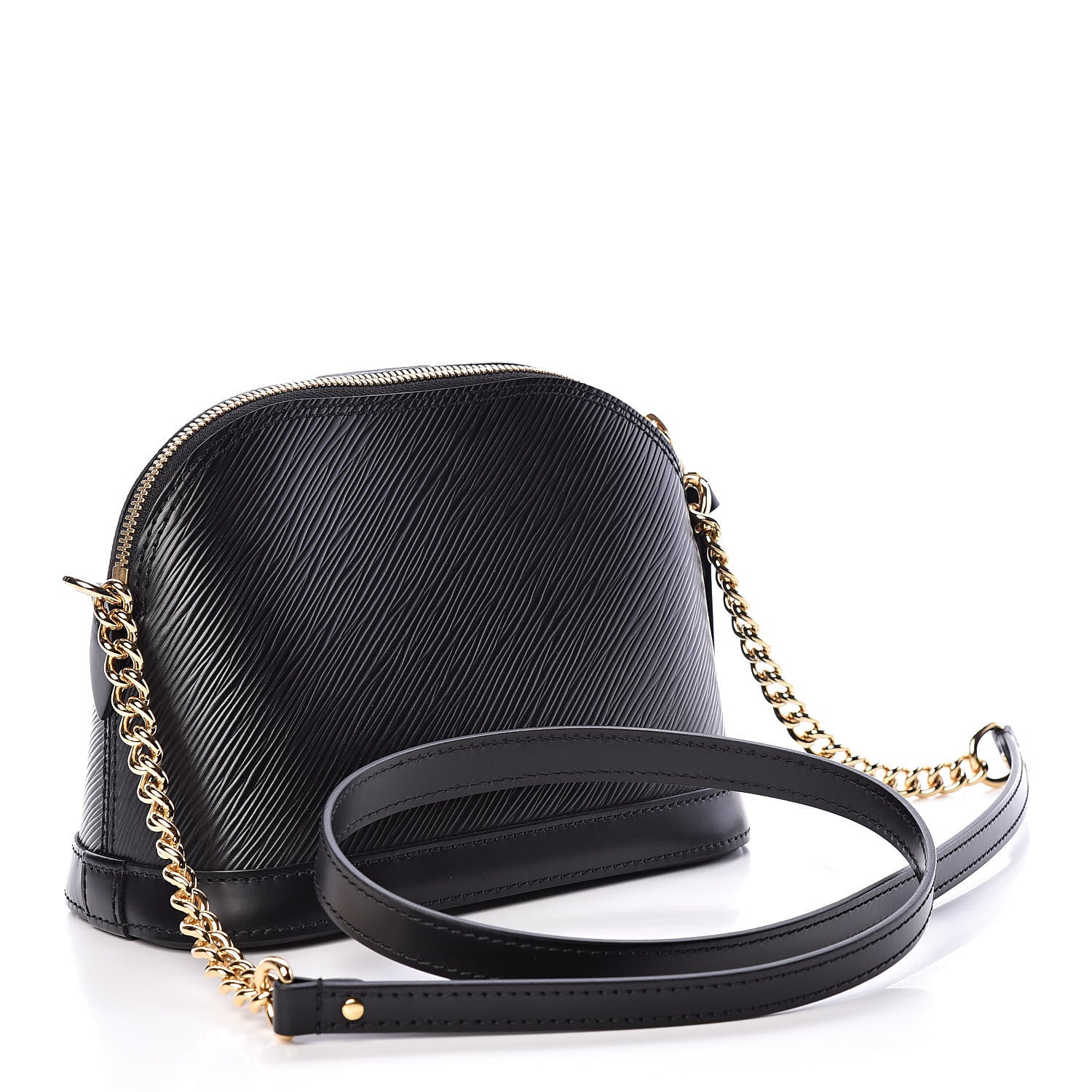Louis Vuitton Epi Alma Mini Black 3 of 10