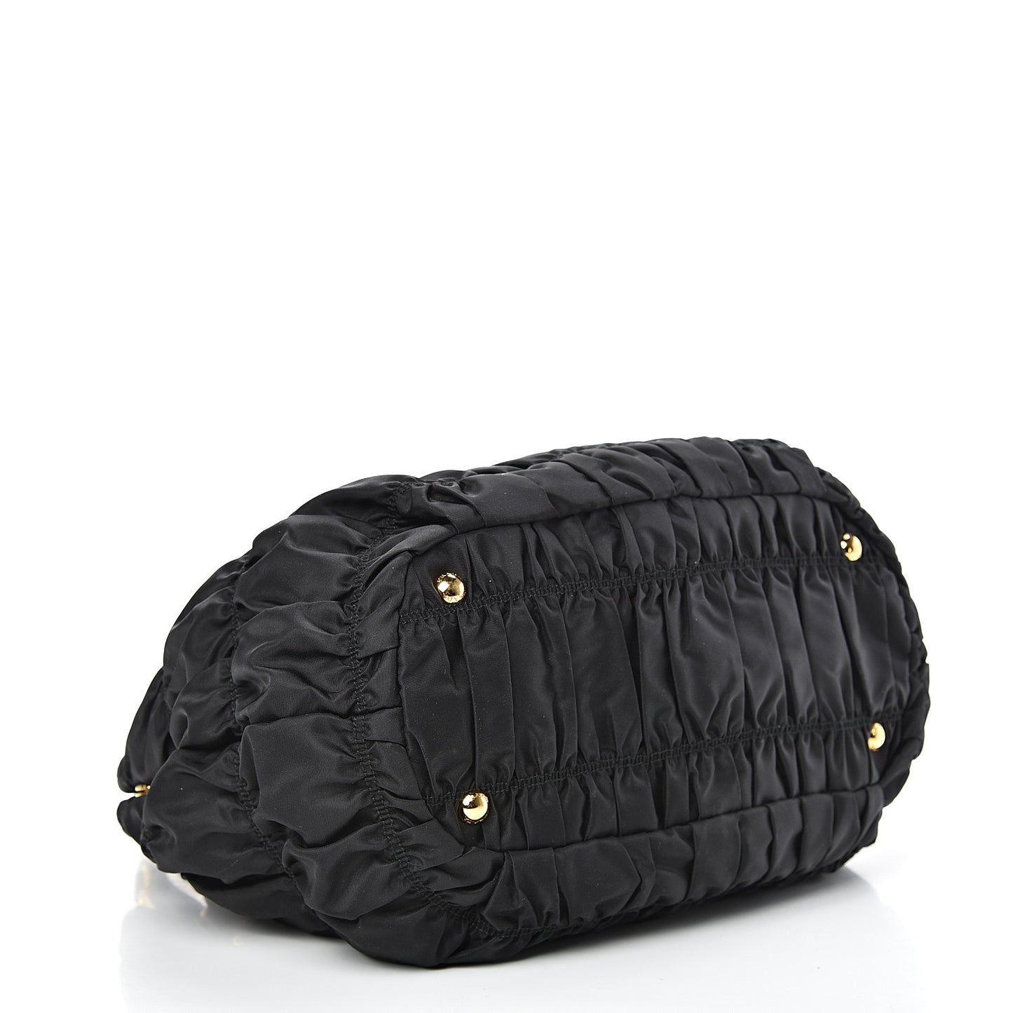 Tessuto Nylon Gaufre Tote Black