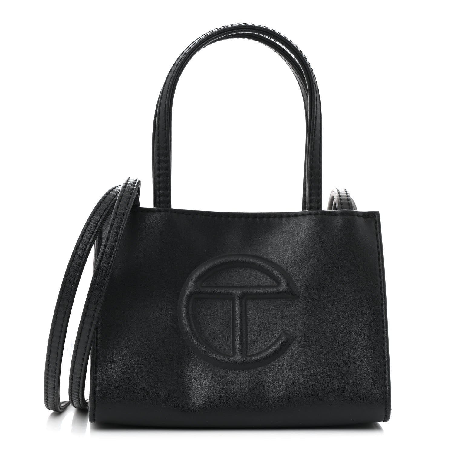 Telfar Vegan Leather Small Shopping Bag Black 1 of 14