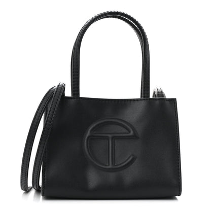 Telfar Vegan Leather Small Shopping Bag Black 1 of 14