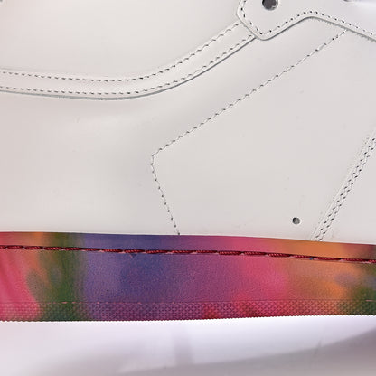 Saint Laurent Calfskin Mens Signature Court Classic SL/10H High Top Sneakers 41 Off White Multicolor Tie-Dye 25 of 26