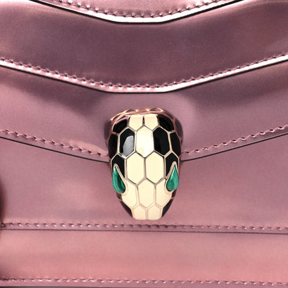 Bulgari Metallic Calfskin Serpenti Medium Crossbody Bag Pink 16 of 16