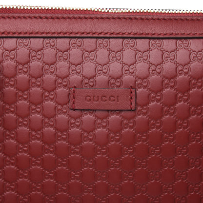 Gucci Soft Microguccissima Small Zippered Satchel Rosso 6 of 10