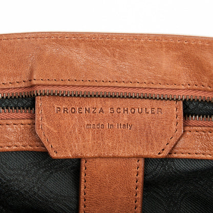 Proenza Schouler Lambskin Medium PS1 Satchel Saddle 6 of 6