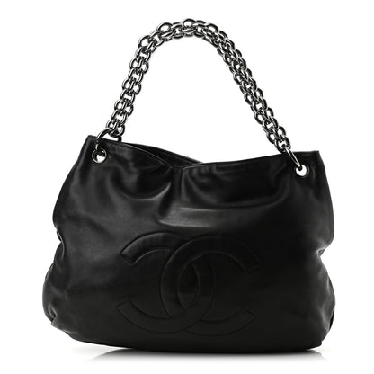 Chanel Lambskin Soft and Chain Small Hobo Black 1 of 9