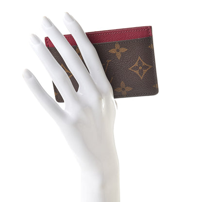 Louis Vuitton Monogram Card Holder Fuchsia 2 of 9