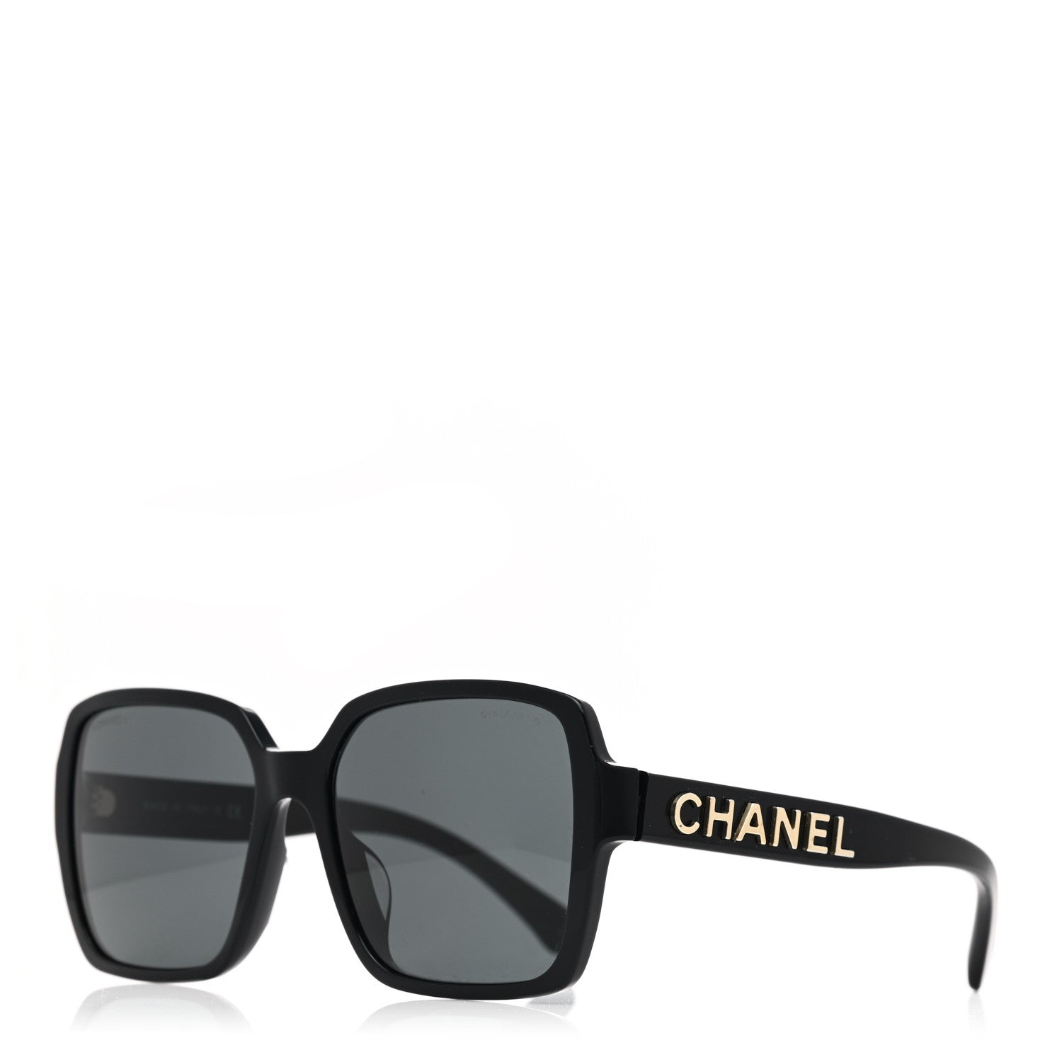 Chanel Acetate Square Sunglasses 5408-A Black 1 of 7
