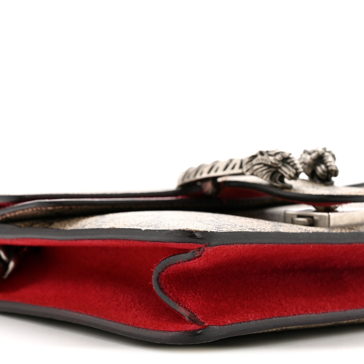 Gucci GG Supreme Monogram Mini Dionysus Shoulder Bag Hibiscus Red 9 of 12