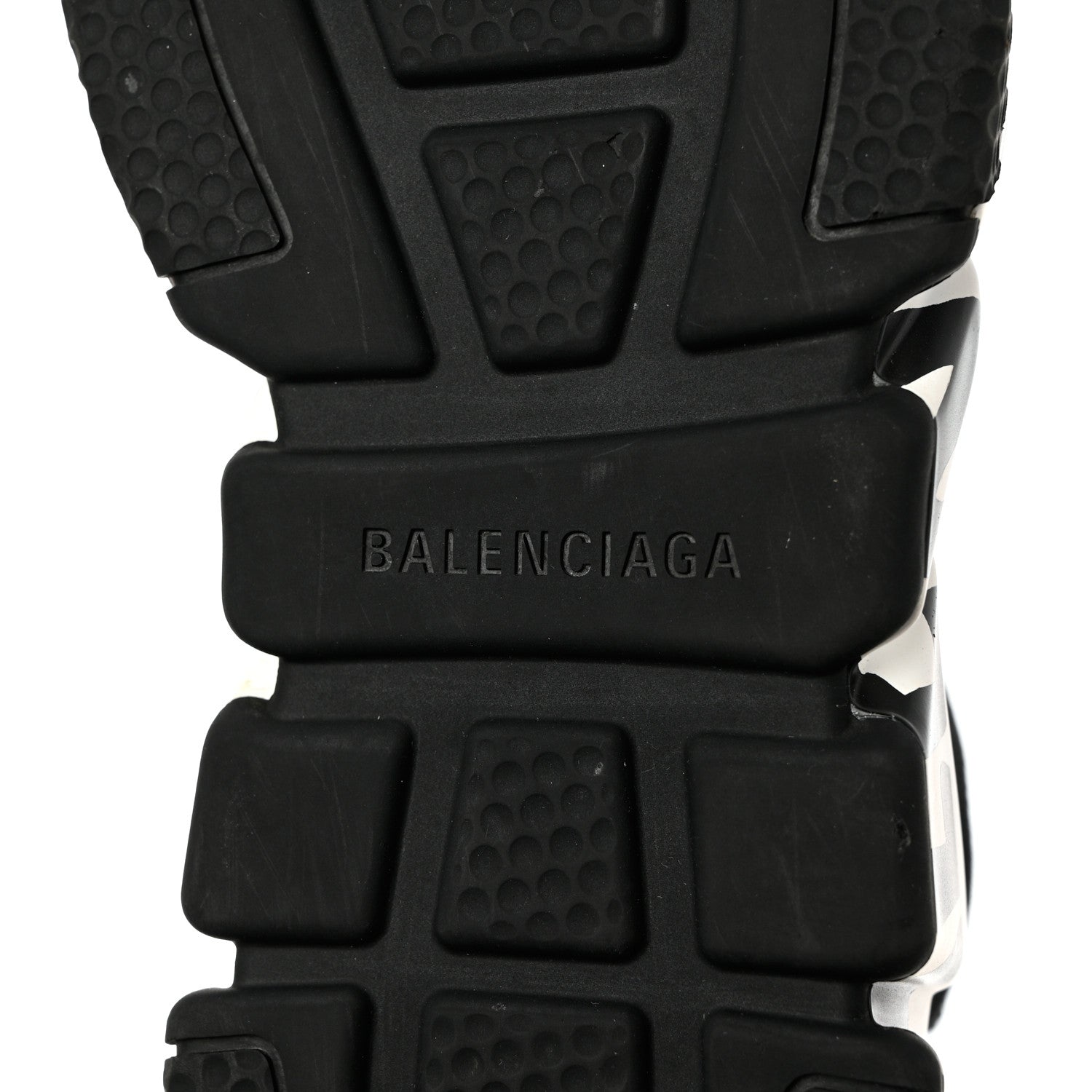 Balenciaga Neoprene Knit Speed Graffiti Sneakers 39 Black White 7 of 12
