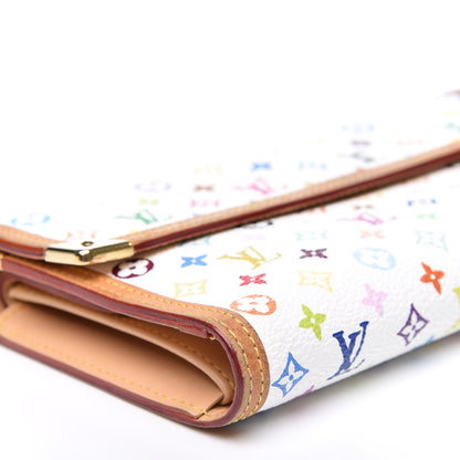 Louis Vuitton Monogram Multicolor Porte Tresor International Wallet White 6 of 13