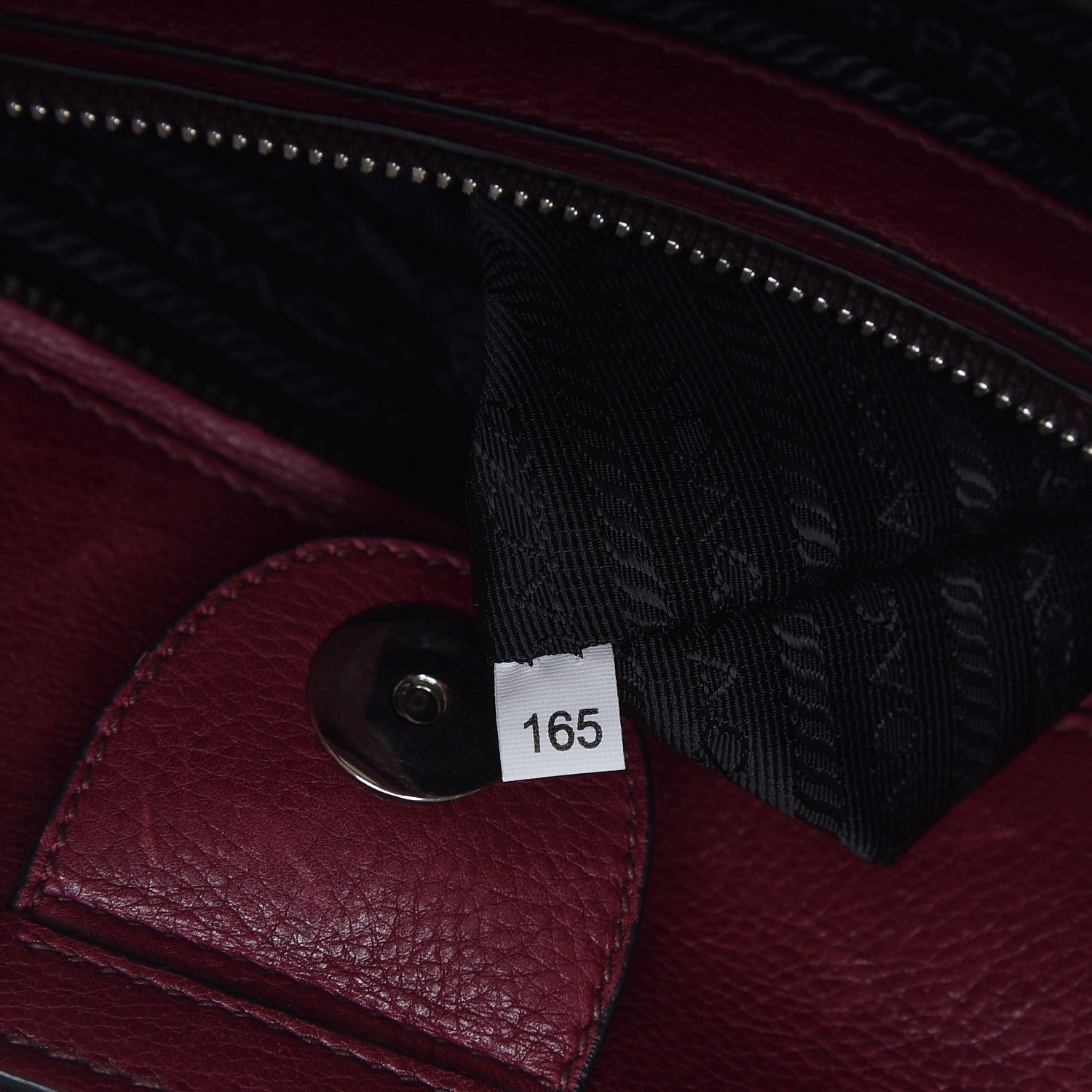 Prada Glace Calf Twin Pocket Tote Fuxia 8 of 22
