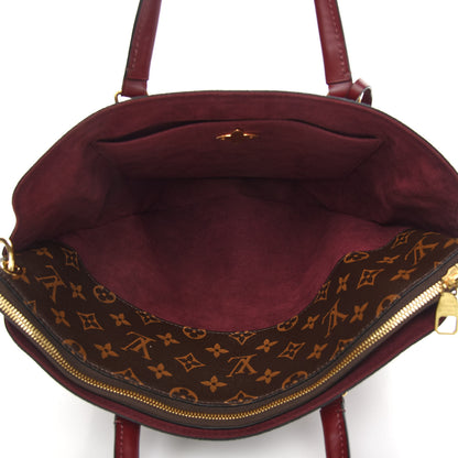 Louis Vuitton Monogram Flower Zipped Tote MM Bordeaux 7 of 8