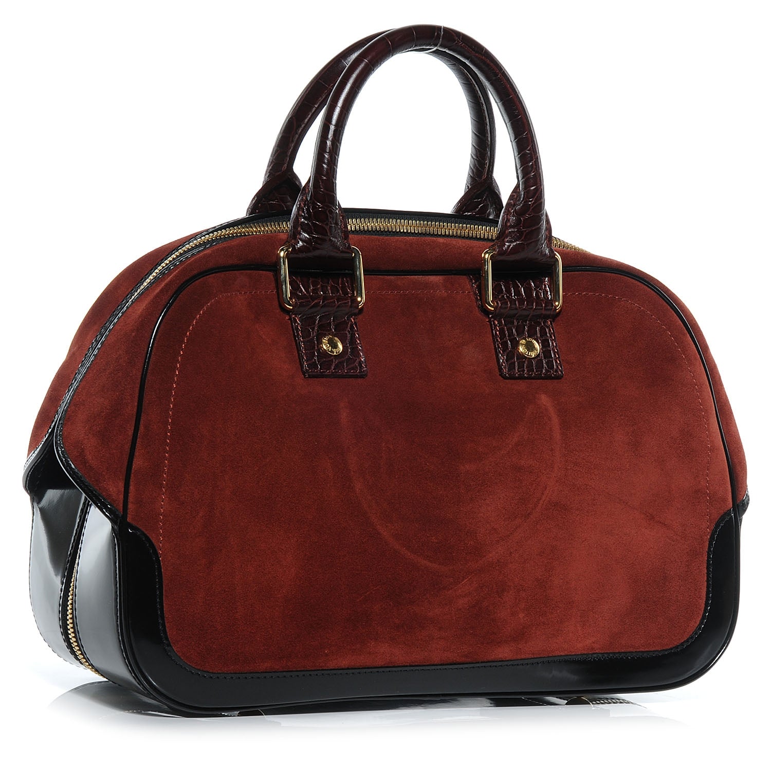 Louis Vuitton Havane Stamped Bowler GM 3 of 7
