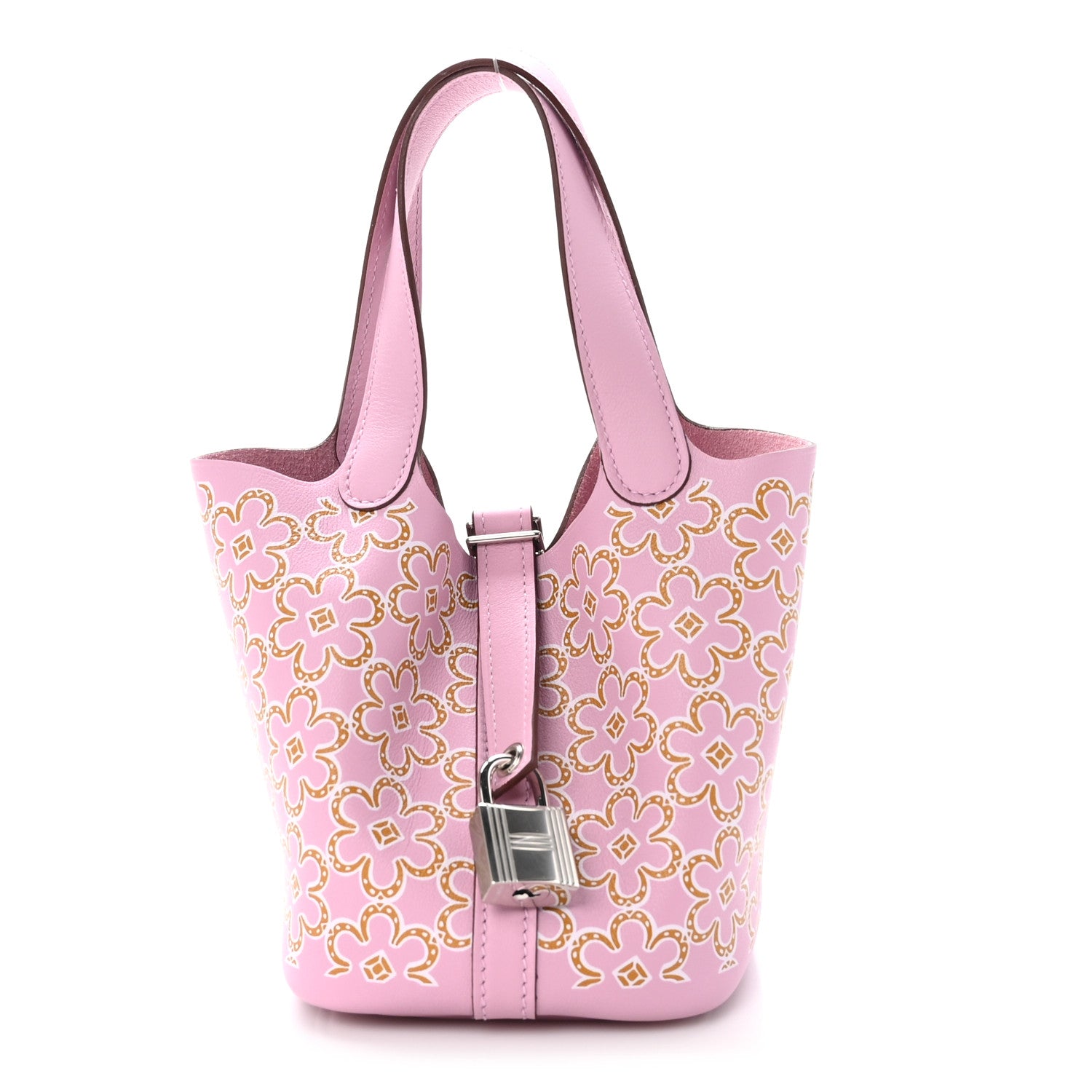 Hermes Swift Micro Lucky Daisy Picotin Lock Mauve Sylvestre 1 of 13