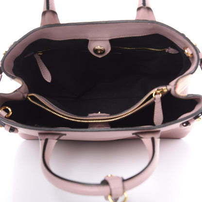 Burberry Derby Calfskin House Check Medium Banner Tote Pale Orchid 5 of 12