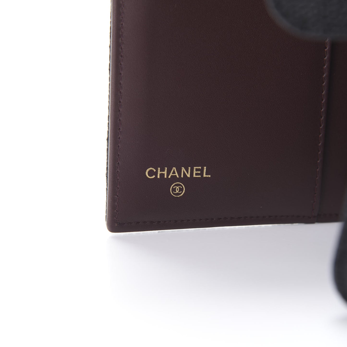 Caviar Quilted Long Flap Wallet Black