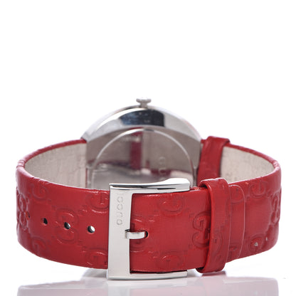 Gucci Stainless Steel Calfskin 36mm U-Play Quartz Watch Red 4 of 11