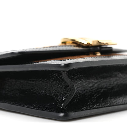 Gucci Velvet GG Monogram Web Super Mini Sylvie Chain Shoulder Bag Brown Black Oro Vecchio 9 of 10