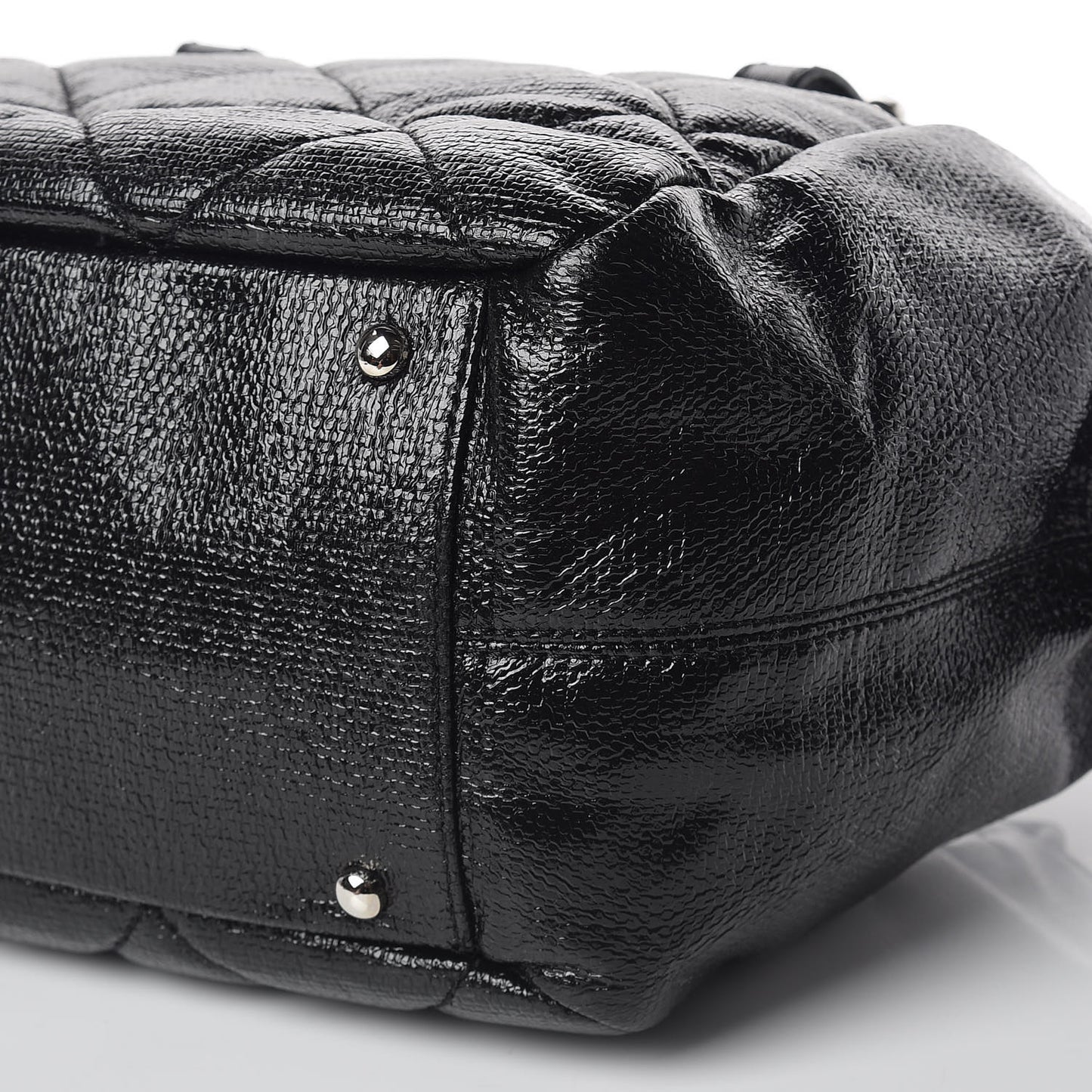 Coated Canvas Paris Biarritz Satchel Black