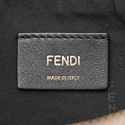 Fendi Vitello Grace Matte Small Fendigraphy Hobo Bag Black 6 of 13
