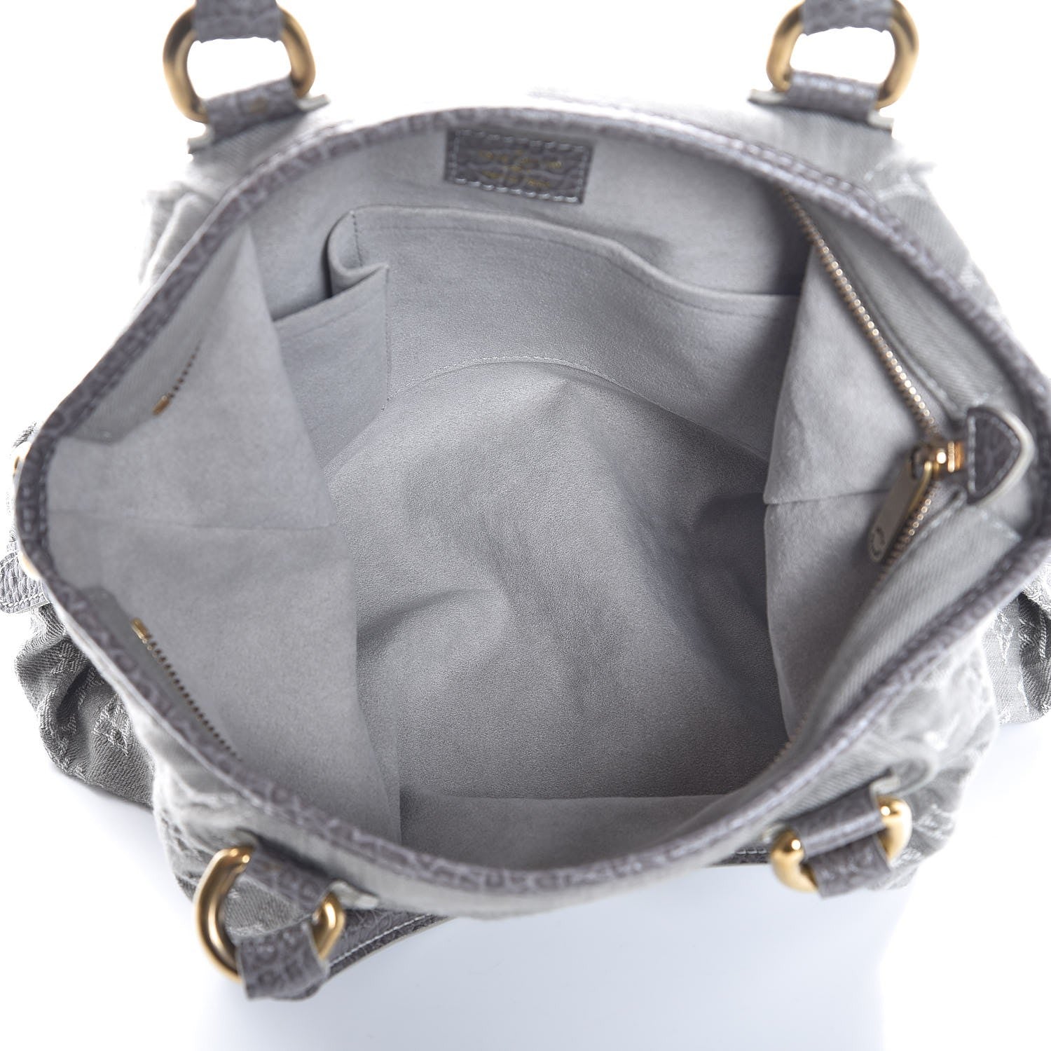 Louis Vuitton Denim Neo Cabby MM Grey 6 of 8