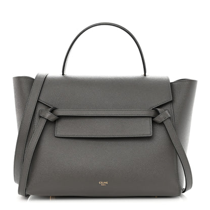 Celine Grained Calfskin Mini Belt Bag Grey 1 of 8