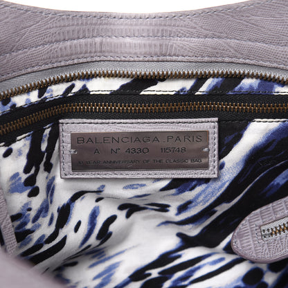 Balenciaga Agneau Lizard Embossed City Fer 6 of 12