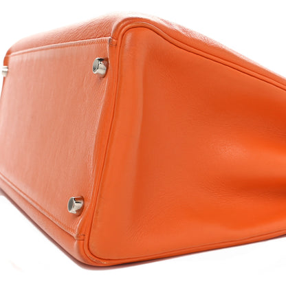 Hermes Swift Kelly Retourne 35 Orange 10 of 11