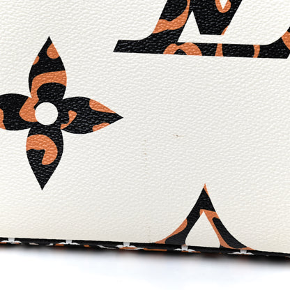 Louis Vuitton Monogram Giant Jungle Neverfull MM Ivory 13 of 13