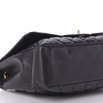 Chanel Caviar Quilted Maxi Single Flap Black 6 of 9