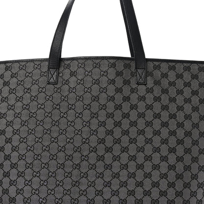 Gucci Metallic Monogram XL Shopper Tote Black 8 of 16