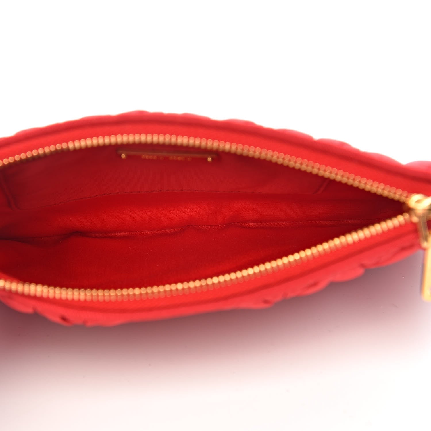 Miu Miu Faille Matelasse Wristlet Fuoco 4 of 7
