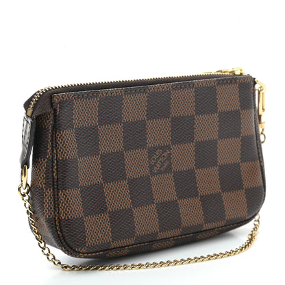 Louis Vuitton Damier Ebene Mini Pochette Accessories 3 of 7