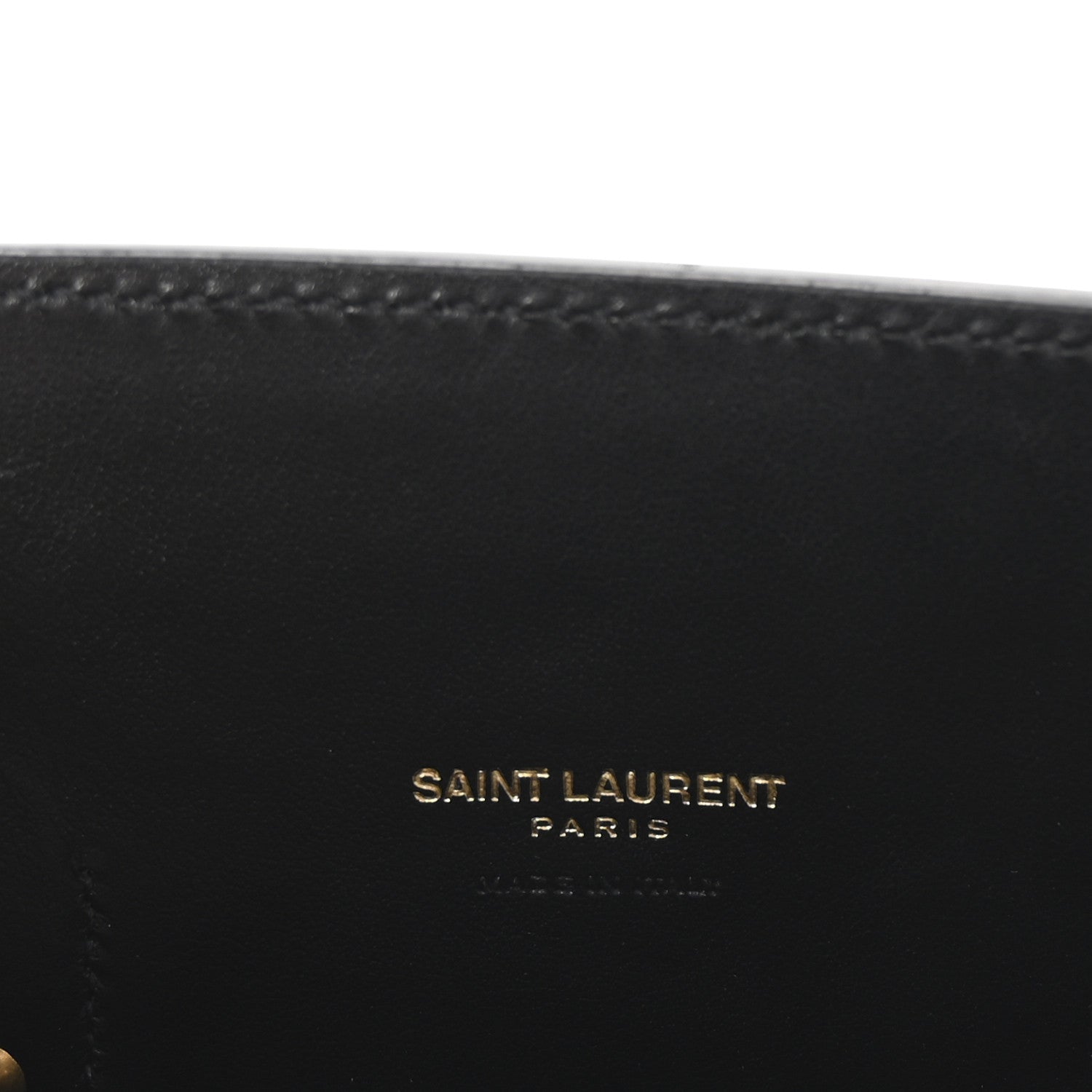 Saint Laurent Calfskin Crocodile Embossed Baby Sac De Jour Black 6 of 9