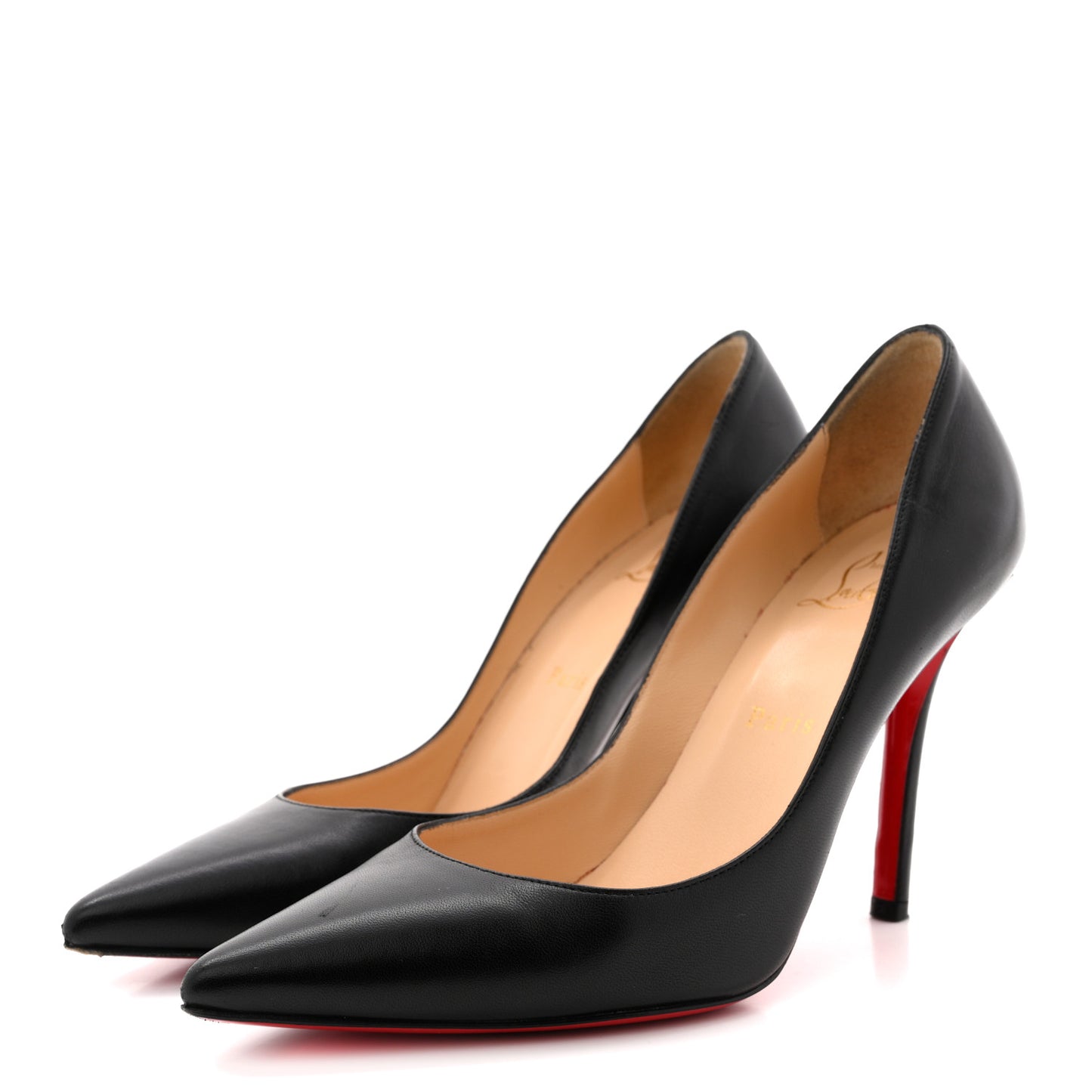 Shiny Nappa Apostrophy 100 Pumps 37.5 Black