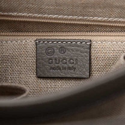Gucci Dollar Calfskin Interlocking G Top Handle Shoulder Bag Loess 5 of 8