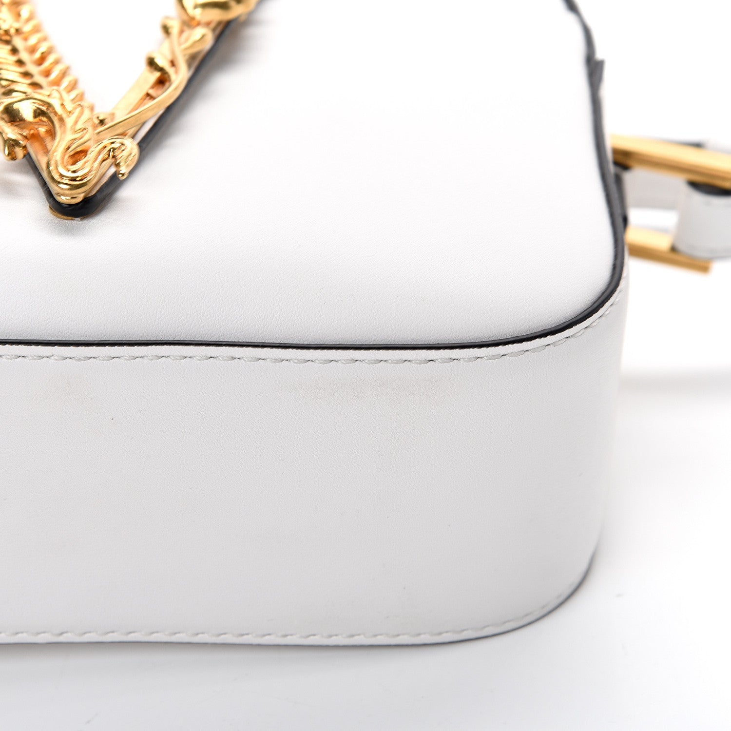 Versace Vitello Virtus Camera Bag White 9 of 9