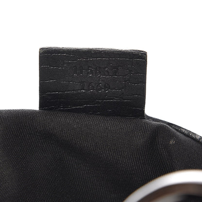 Gucci Monogram Large Horsebit Chain Hobo Black 7 of 13