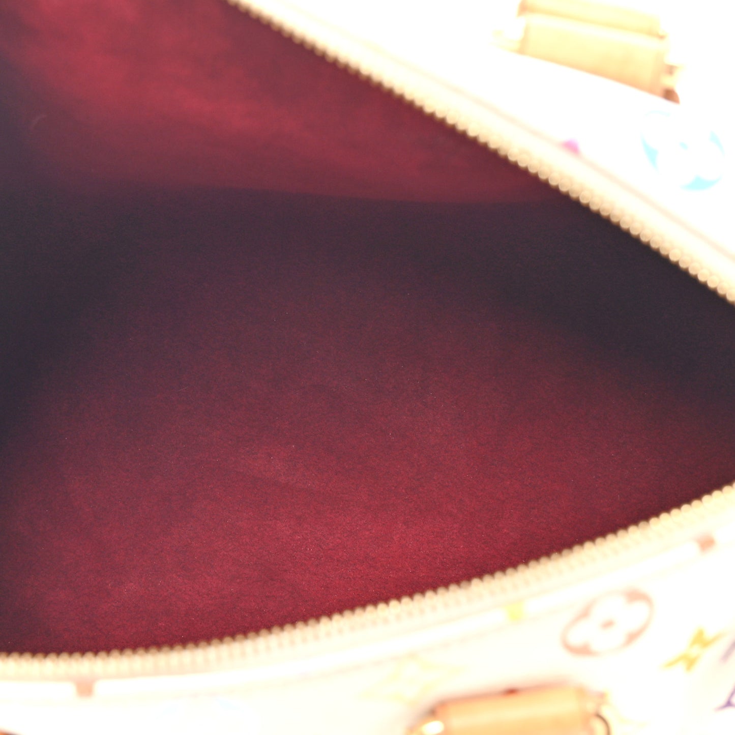 Monogram Multicolor Speedy 30 White