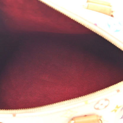 Louis Vuitton Monogram Multicolor Speedy 30 White 5 of 14